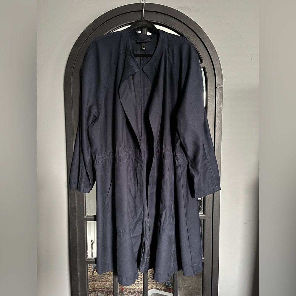 EIC LANE BRYANT OPEN FRONT TRENCH COAT